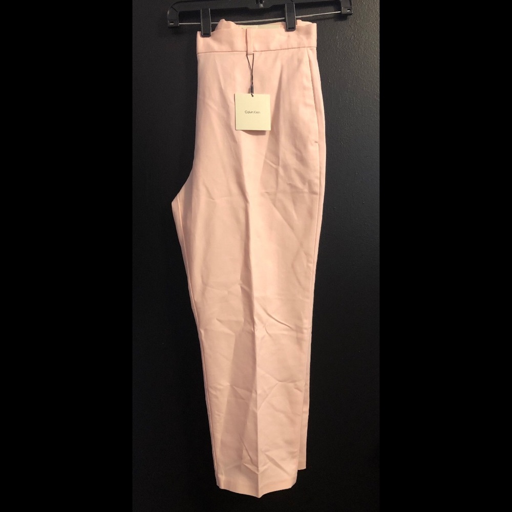Calvin Klein Pale Pink Tailored Trousers